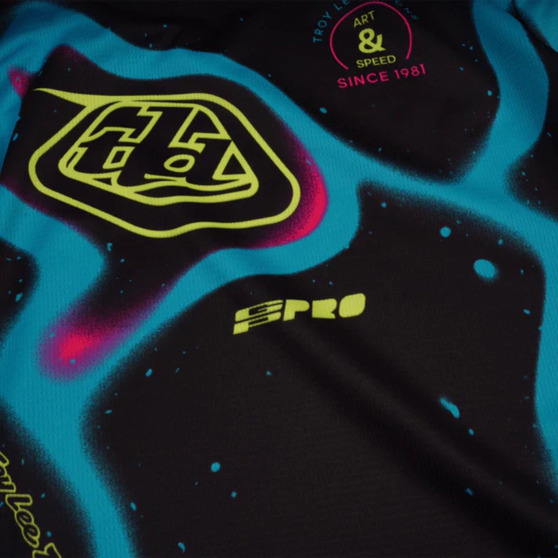 Youth Gp Pro Jersey; Membrane Black / Glo Yellow
